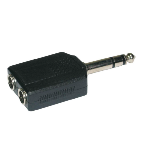 ADAPT. 2x JACK HEMBRA 6.3mm - JACK MACHO 6.3mm
