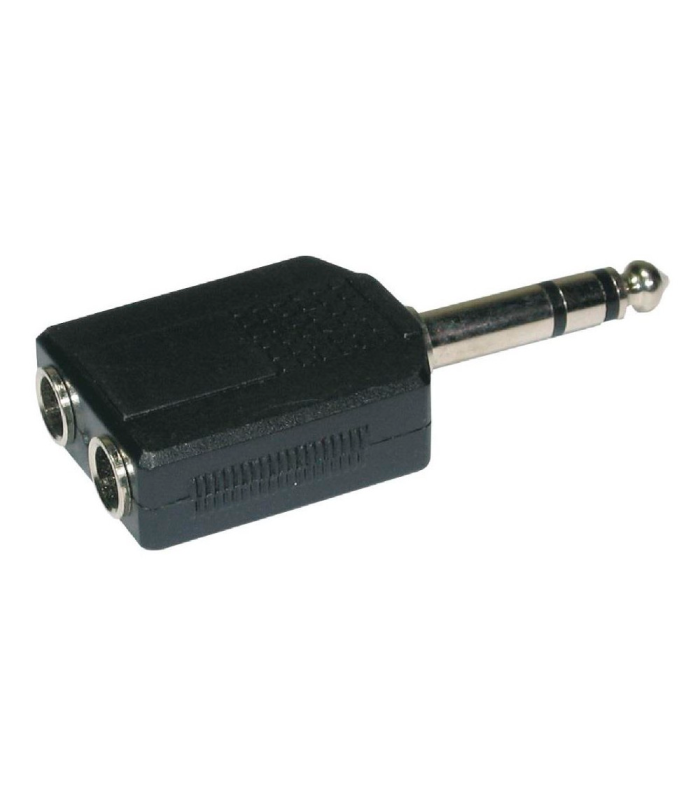 ADAPT. 2x JACK HEMBRA 6.3mm - JACK MACHO 6.3mm