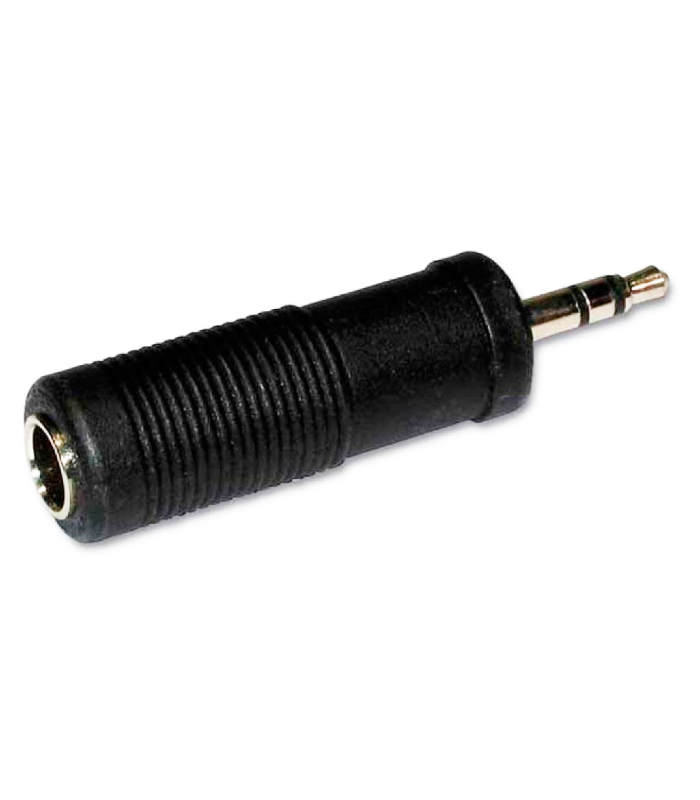 ADAPT. JACK 6.3 HEMBRA - MINI JACK MACHO 3.5mm ESTÉREO