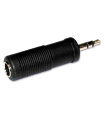 ADAPT. JACK 6.3 HEMBRA - MINI JACK MACHO 3.5mm ESTÉREO