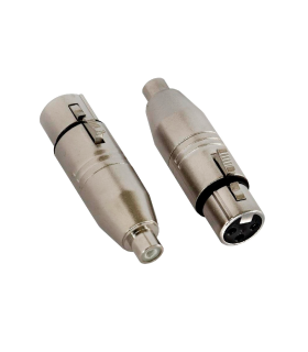 ADAPT. RCA HEMBRA - XLR HEMBRA HILEC