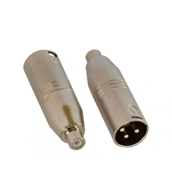 ADAPT. RCA MACHO - XLR MACHO HILEC