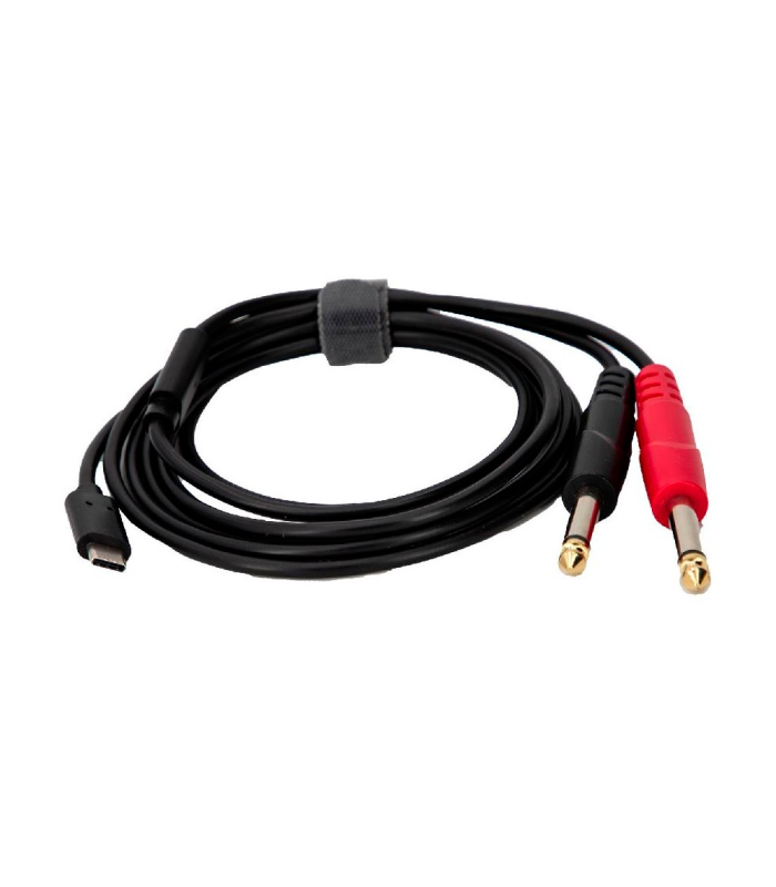 CONVERTIDOR DIGITAL- ANALOGICO (DAC) USB-C A CONECTOR 6,35 mm - 2 m HILEC