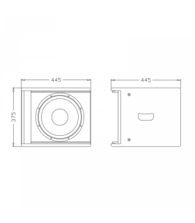 SLINE112SubW SUBWOOFER PASIVO 12" 350W RMS AUDIOPHONY
