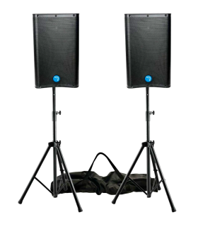 SV15LX-COMBO PACK 2 ALTAVOCES 15"  SV15XLA (Activo) BLUETOOTH TWS + SV15XLP (Pasivo) + 2 pies