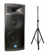 SV215APRO-TWS-ASP  ALTAVOZ ACTIVO 2x15" 1000W RMS  BLUETOOTH TWS + TRÍPODE