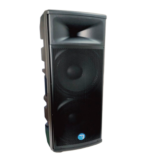 SV215APRO-TWS-ASP  ALTAVOZ ACTIVO 2x15" 1000W RMS  BLUETOOTH TWS + TRÍPODE