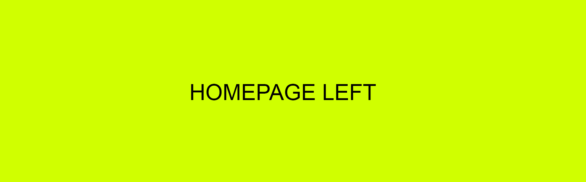 Homepage Left